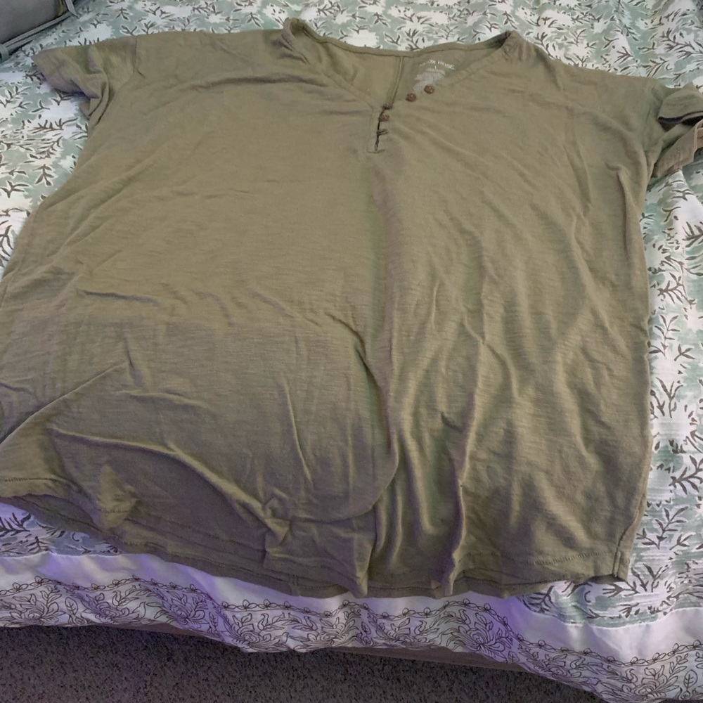 🫒 olive green casual T Shirt